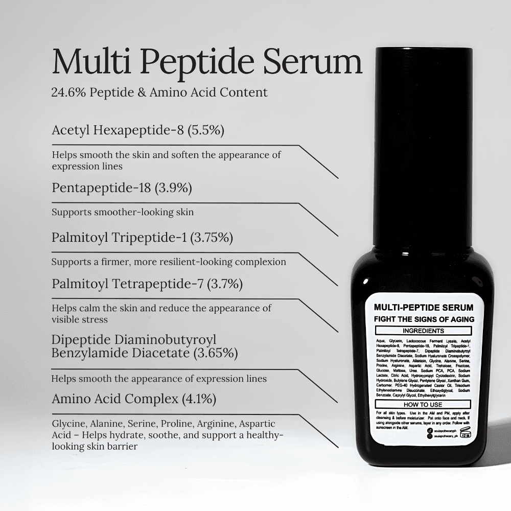 Soul Apothecary Multi-Peptide Serum | 24.6% Peptide & Amino Acid Anti-Aging Serum thumbnail 2