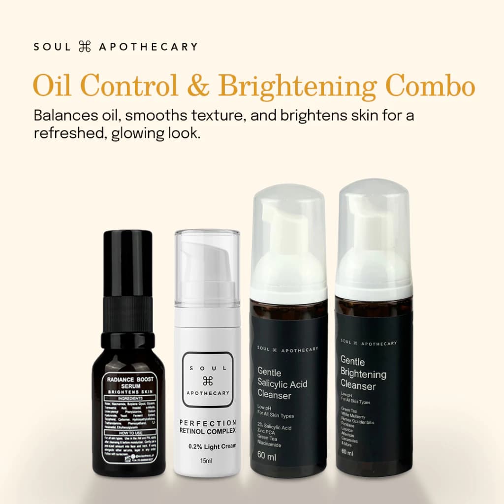 SOUL APOTHECARY: Oil Control & Brightening Combo (Mega Combo - Set of 4) thumbnail 2