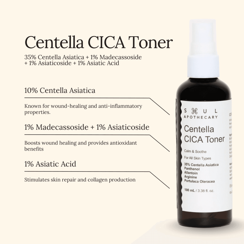 Soul Apothecary Centella CICA Toner | 35% Centella Asiatica Barrier Repair Toner thumbnail 3