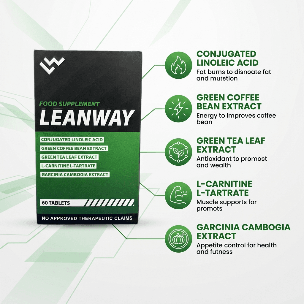 LEANWAY Food Supplement – 1 Box, 60 Capsules | Supports Metabolism, Digestion & Weight Management thumbnail 5