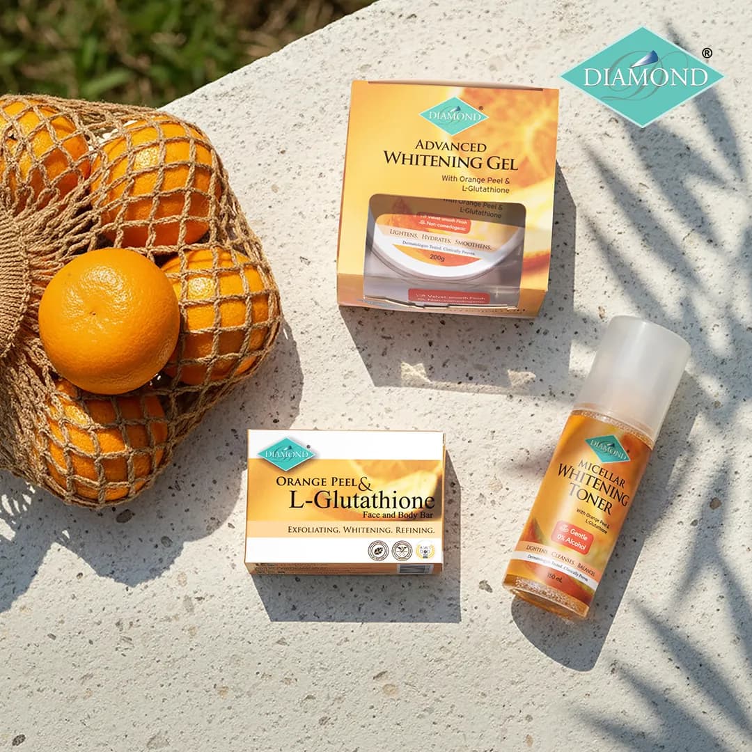 Diamond Whitening Set (Diamond Soap 150g 1pc, Advanced Whitening Gel 200g 1pc, Micellar Whitening Toner 150ml 1pc) thumbnail 8