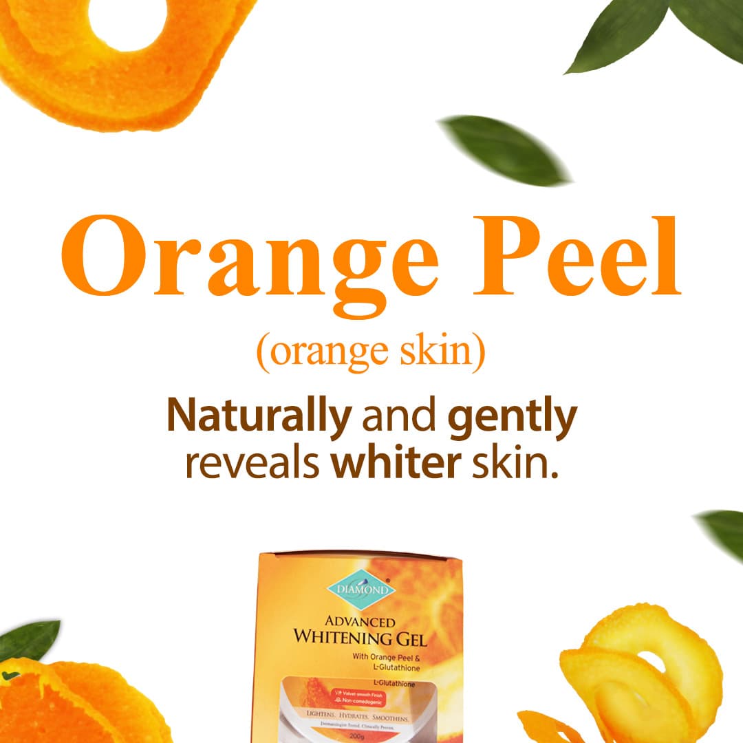 Diamond Advanced Whitening Gel 200g 1pc | With Orange Peel Extract & L-Glutathione thumbnail 6