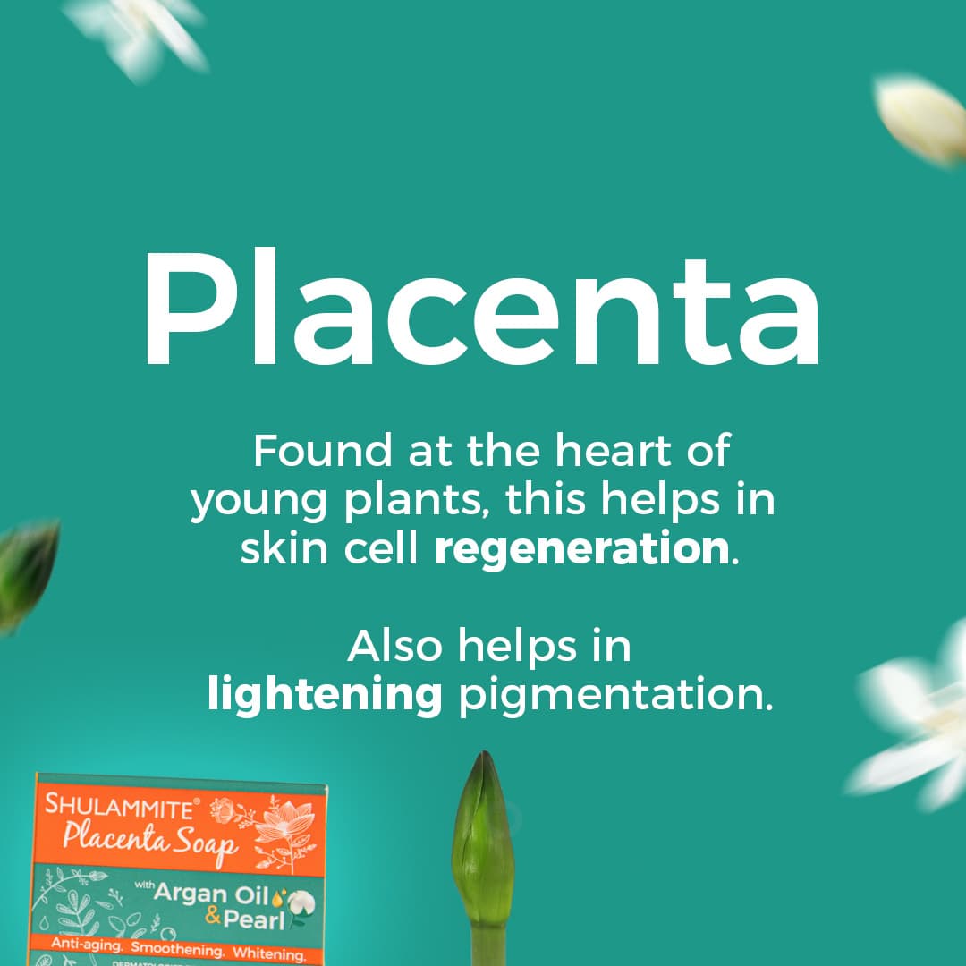 Shulammite Placenta Soap (Anti-aging) 150g Face & Body Bar thumbnail 6