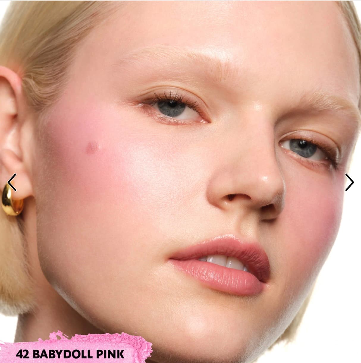 YSL Make Me Blush 24H Buildable Blurring Powder Blush - Shade 42 Babydoll Pink thumbnail 3