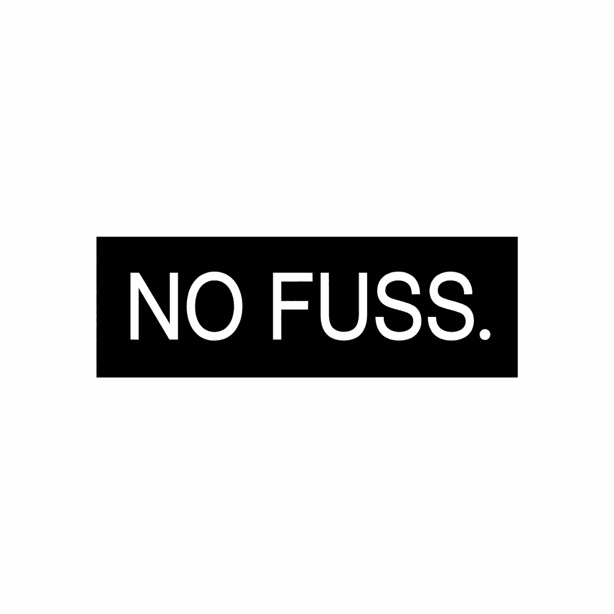 No Fuss logo