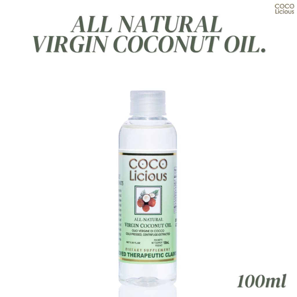 Cocolicious, All Natural Virgin Coconut Oil 100ml