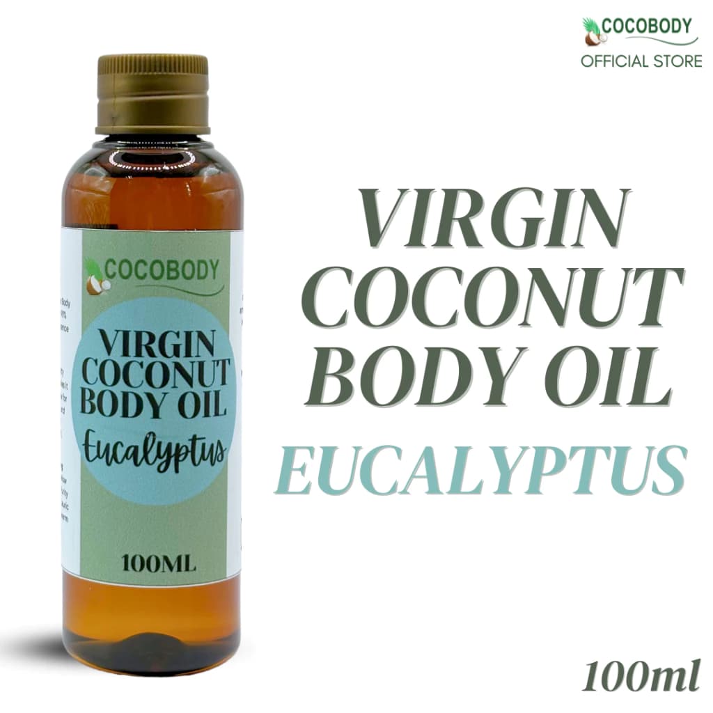 Cocobody, Virgin Coconut Body Oil Eucalyptus 100mL