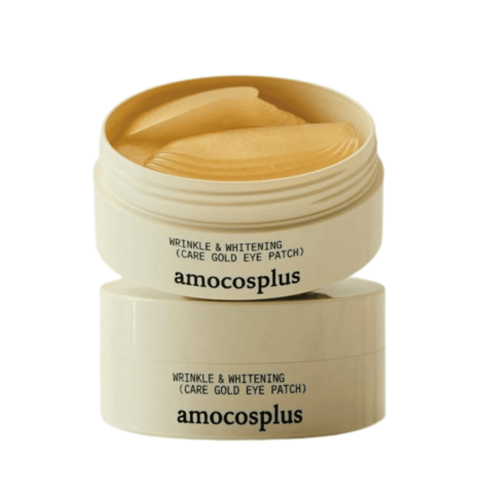Amocosplus Wrinkle & Whitening Care Gold Eye Patch — 84 g / 60 Patches + Spatula