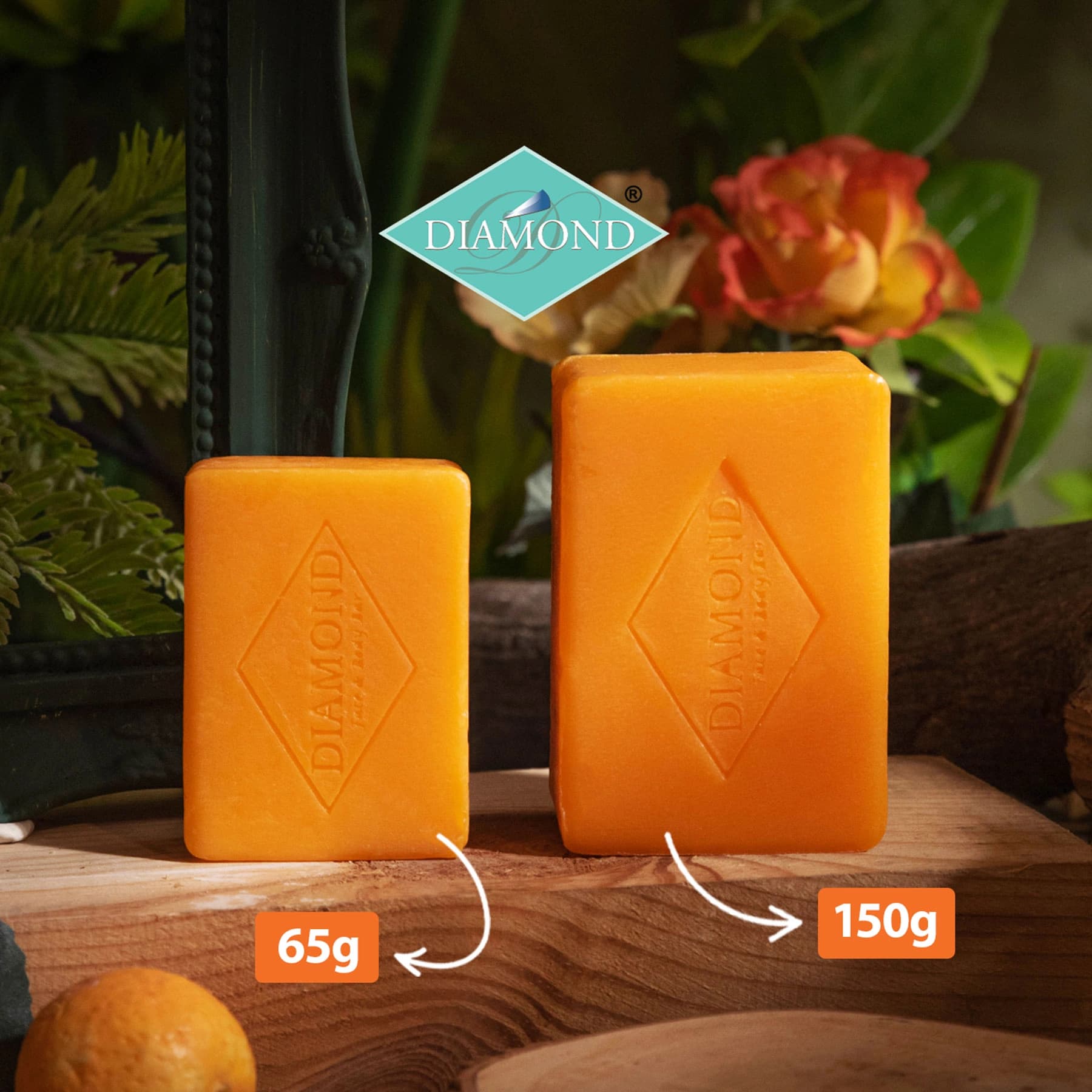 Diamond Orange Peel & L-Glutathione Face & Body Bar Soap |…