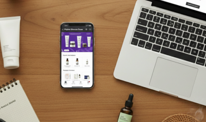 Buy Authentic Skincare Online Philippines: Complete Safety Guide 2026 7 Zenska.ph website displayed on a mobile phone showcasing authentic skincare and beauty products available for online shopping in the Philippines