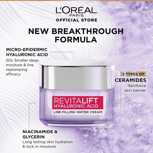 Hyaluronic Acid Plumping Day Cream 3 Loreal Paris HA Cream