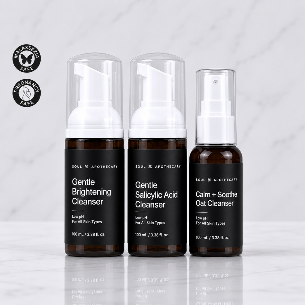 SOUL APOTHECARY | Gentle Cleansers (Salicylic Acid, Brightening, Oat) 2 SOUL APOTHECARY | Gentle Cleansers (Salicylic Acid, Brightening, Oat)
