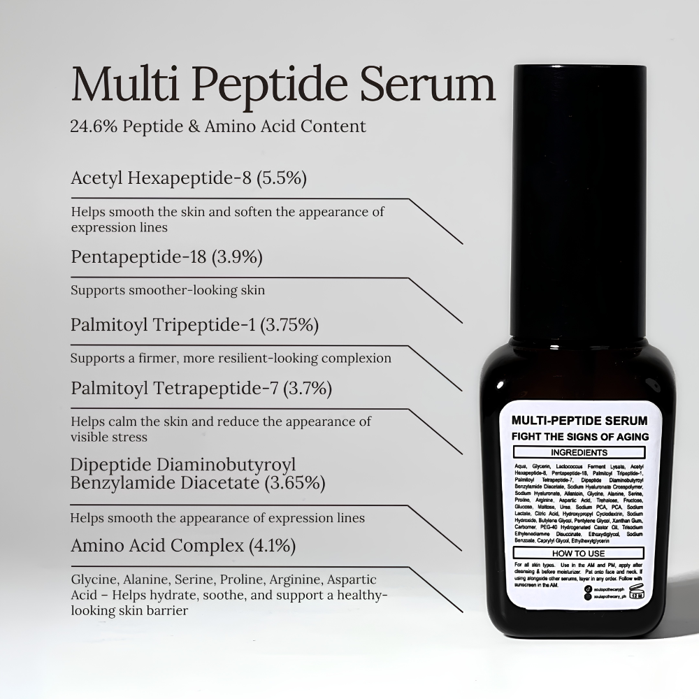 Soul Apothecary | Multi-Peptide Serum (24.6% Peptide & Amino Acid Content) 3 Soul Apothecary | Multi-Peptide Serum (24.6% Peptide & Amino Acid Content) - Image 2