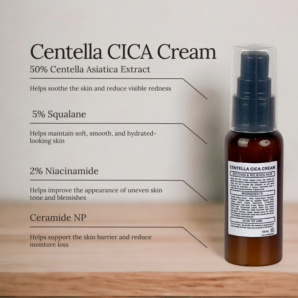 SOUL APOTHECARY: Centella CICA Cream Moisturizer 3 SOUL APOTHECARY: Centella CICA Cream Moisturizer - Image 2