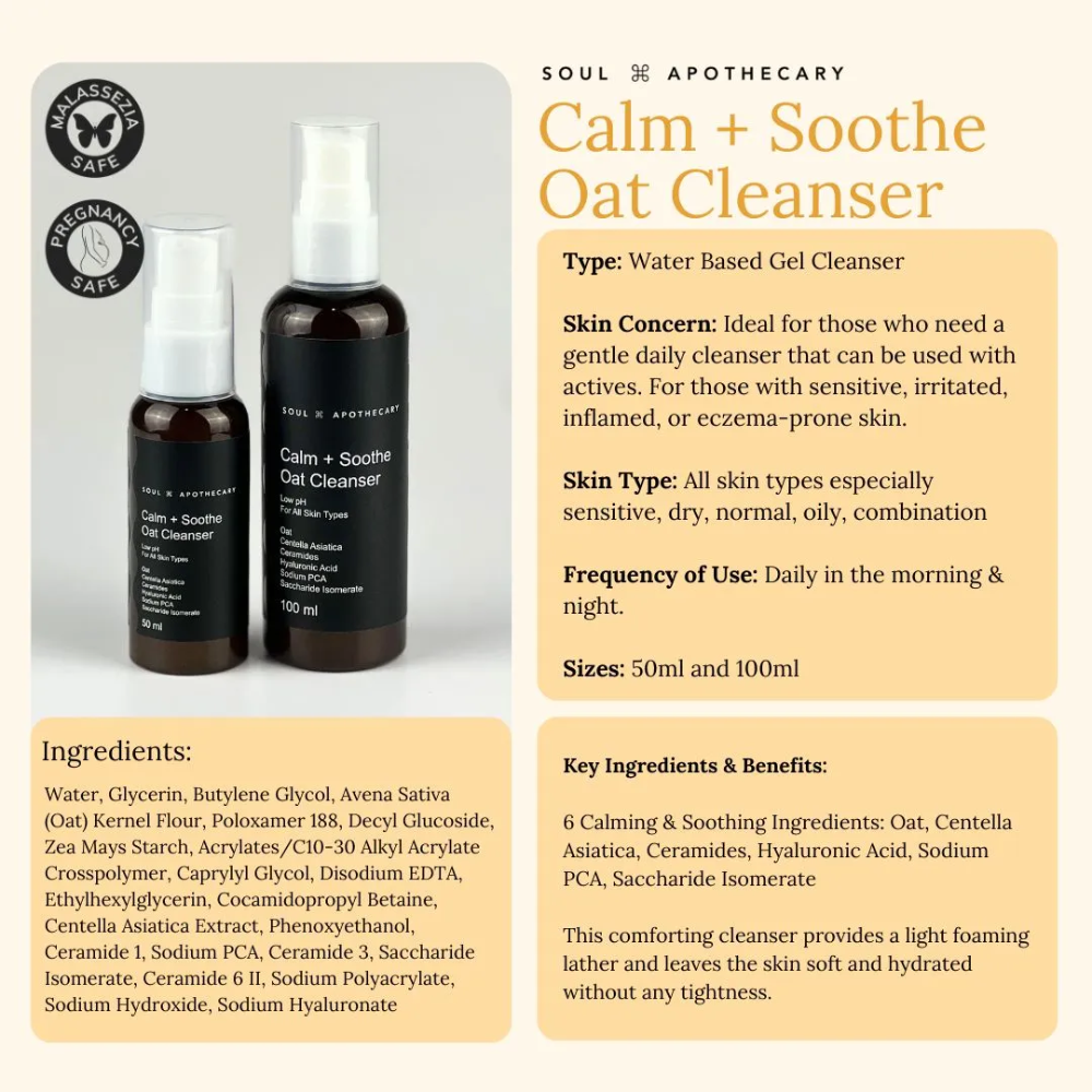 SOUL APOTHECARY | Gentle Cleansers (Salicylic Acid, Brightening, Oat) 6 SOUL APOTHECARY | Gentle Cleansers (Salicylic Acid, Brightening, Oat) - Image 5