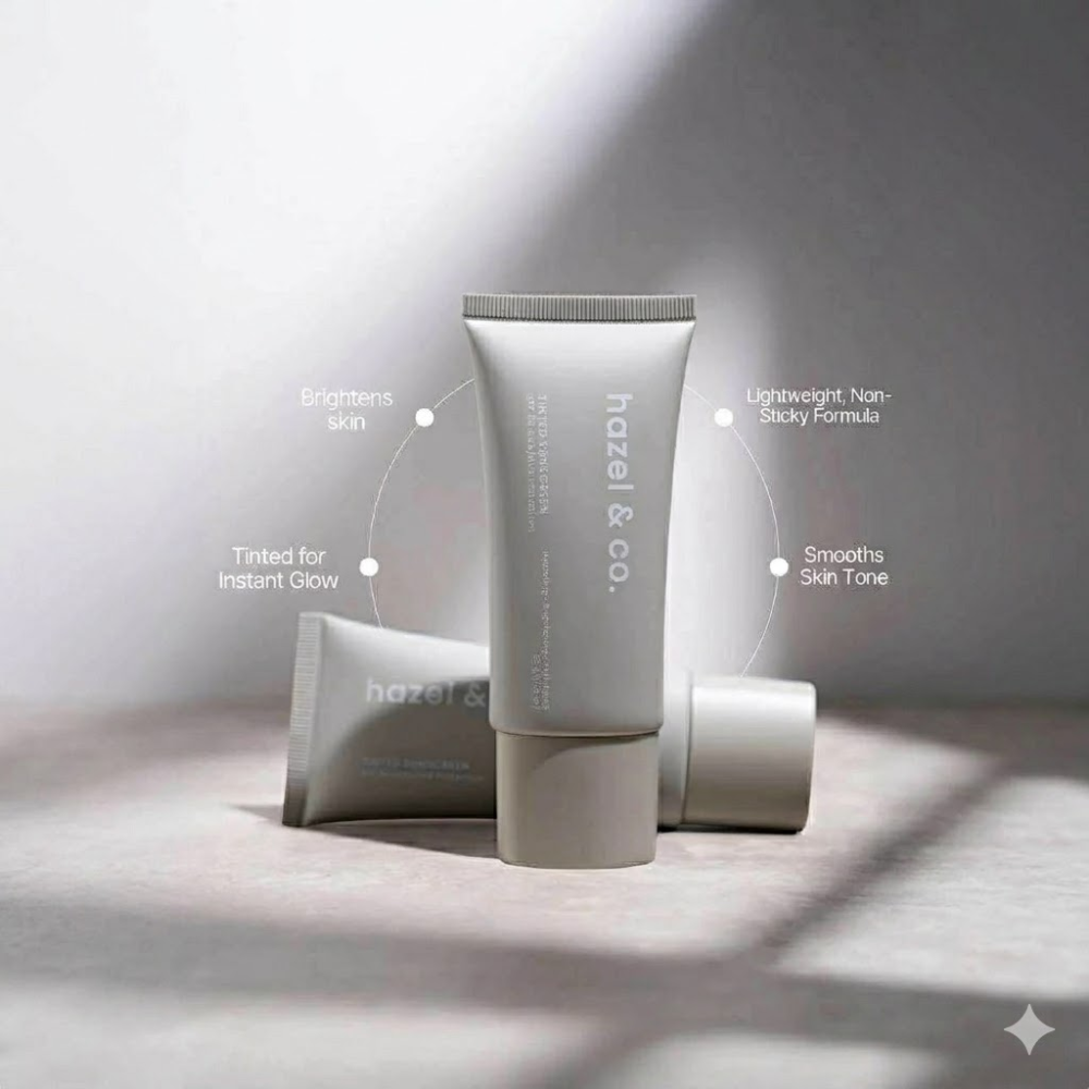 Hazel & co. | Skinblur Tinted Sunscreen SPF 50 with Matte Finish Hydrating Brightening Tone Adapt 8 Hazel & co. | Skinblur Tinted Sunscreen SPF 50 with Matte Finish Hydrating Brightening Tone Adapt - Image 7