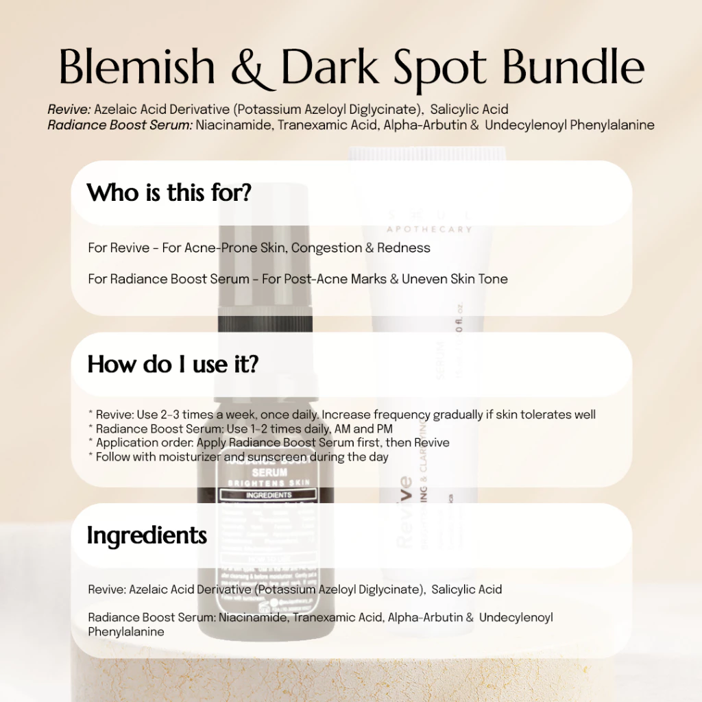 Soul Apothecary | 1+1 Bundle Radiance Boost Serum + Revive 4 Soul Apothecary | 1+1 Bundle Radiance Boost Serum + Revive - Image 3